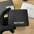 Palm Angels Black Premium Compact Wallet-thumb-0