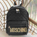Moschino Black Quilted Backpack-thumb-1