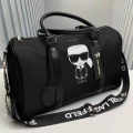 Karl Lagerfeld Black Duffle Bag-thumb-0