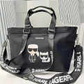 Karl Lagerfeld Black Tote Bag-thumb-0