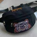 Kenzo Tiger Black & Orange Belt Bag-thumb-0