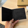 Burberry Black Premium Compact Wallet-thumb-2