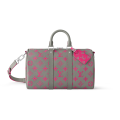 Louis Vuitton Keepall Bandoulière 35 Pink Split Duffle Bag-thumb-0