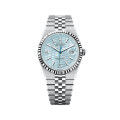 Rolex Land-Dweller Oyster, 40 mm, Platinum and Blue Dial Watch M127336-0001-thumb-0
