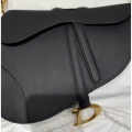 Dior Saddle Plain Grained Leather Bag-thumb-1