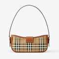 Burberry Vintage Sleek Brown Shoulder Bag-thumb-1