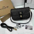 Coach Hadley Dark Brown Shoulder Bag-thumb-0