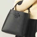 Tory Burch Mcgraw Black Bucket Bag-thumb-0