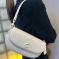 Coach Emmy Saddle Premium White Shoulder Bag-thumb-0