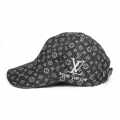 Louis Vuitton Embroidered logo Monogram Black Cap-thumb-1