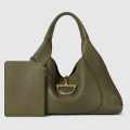 Gucci Softbit Maxi Green Shoulder Bag-thumb-8
