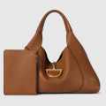 Gucci Softbit Maxi Brown Shoulder Bag-thumb-8