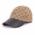 Gucci Logo Monogram Brown Premium Cap-thumb-0