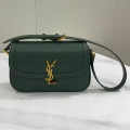 YSL Solferino Green Shoulder Bag-thumb-0