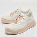 Gucci White GG Embossed Leather Low Top Sneakers-thumb-3