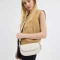 Coach Emmy Saddle Premium White Shoulder Bag-thumb-5