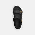 Coach Black Brynn Women's Flat Sandal-thumb-2