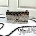 Chanel Metal Mini Silver Sling Bag-thumb-1