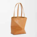 Loewe Puzzle Fold Brown Tote Bag-thumb-1