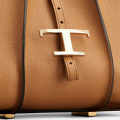 Tod's Timeless Brown Leather Shopping Bag-thumb-2