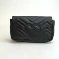 Gucci Black Super Mini Marmont Bag-thumb-1
