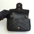 Gucci Black Super Mini Marmont Bag-thumb-8