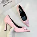 Versace La Medusa Pink Heels Sandles-thumb-2