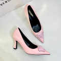 Versace La Medusa Pink Heels Sandles-thumb-1