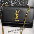 YSL Kate Black Sling Bag-thumb-0