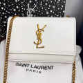 YSL Kate White Sling Bag-thumb-0