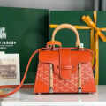 Goyard Saigon PM Small Orange Tote Bag-thumb-0