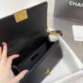 Chanel Le Boy Python Leather Bag-thumb-2