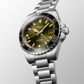 Longines HydroConquest GMT Automatic Green Dial Watch L3.790.4.06.6-thumb-6