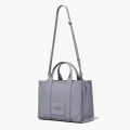 Marc Jacobs Grey Leather Medium Tote Bag-thumb-4