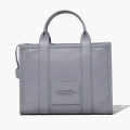 Marc Jacobs Grey Leather Medium Tote Bag-thumb-1