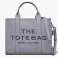 Marc Jacobs Grey Leather Medium Tote Bag-thumb-0