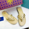 Tory Burch Miller Golden Flat Sandal-thumb-0