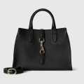 Gucci Hook Closure Black Tote Bag-thumb-0