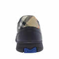 Burberry Terrace Leather and Check Sneakers-thumb-4