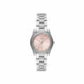 Women Quartz Pink Dial Analog Stainless Steel Watch AR11658-thumb-0