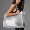 Alo Sheer White Tote Bag-thumb-2