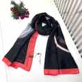 Chanel Premium Quality Black Silk Stole-thumb-0