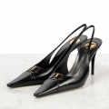 Saint Laurent Babylone Breteuil Slingback Pumps-thumb-2