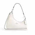 Coach Teri Twisted White Shoulder Bag-thumb-0