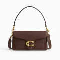 Coach Georgie Shoulder Bag In Blocked Wine Signature Canvas-thumb-0