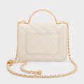 Charles & Keith Cressida White Sling Bag-thumb-2