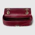 Gucci Wine Leather Crossbody Bag-thumb-2