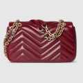 Gucci Wine Leather Crossbody Bag-thumb-1