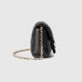 Gucci Matelasse Super Mini GG Black Marmont Bag-thumb-3