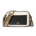 Michael Kors Maeve White & Black Crossbody Sling Bag-thumb-0